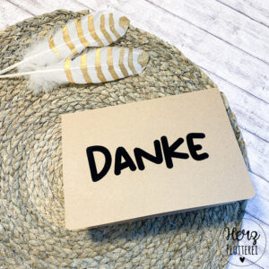 Karte "Danke"
