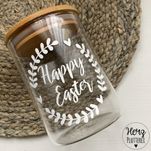 Glas "Happy Easter"