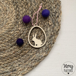 Osteranhänger Osterei Hase