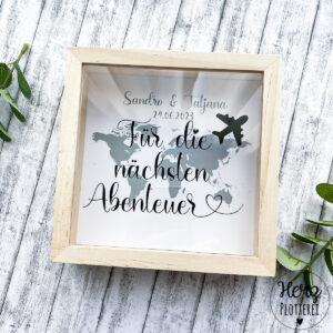 Spardose Bilderrahmen - personalisierbar