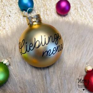 Weihnachtskugel Lieblingsmensch